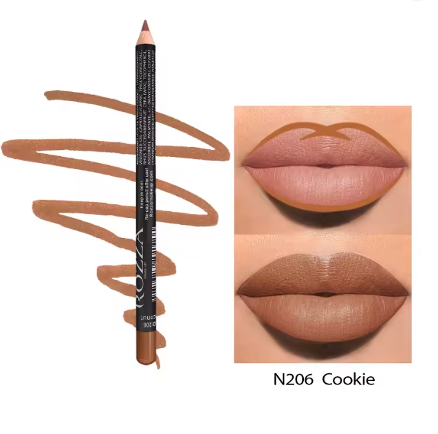 14 Color Nude Matte Lipstick Pencil Long-lasting Waterproof Lip Pencil High Pigmented Lip Liner Lip Makeup Tool