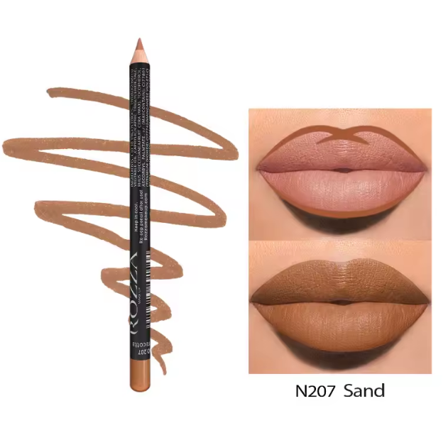 14 Color Nude Matte Lipstick Pencil Long-lasting Waterproof Lip Pencil High Pigmented Lip Liner Lip Makeup Tool