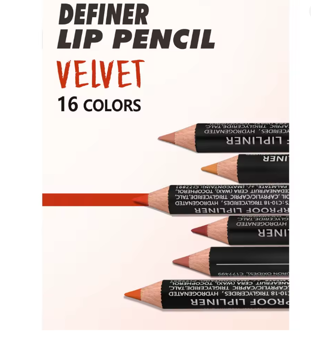 14 Color Nude Matte Lipstick Pencil Long-lasting Waterproof Lip Pencil High Pigmented Lip Liner Lip Makeup Tool