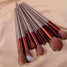 13PCS Professional Makeup Brush Set with Bag – Soft Foundation, Eyeshadow, Blush & Beauty Brushes for Women